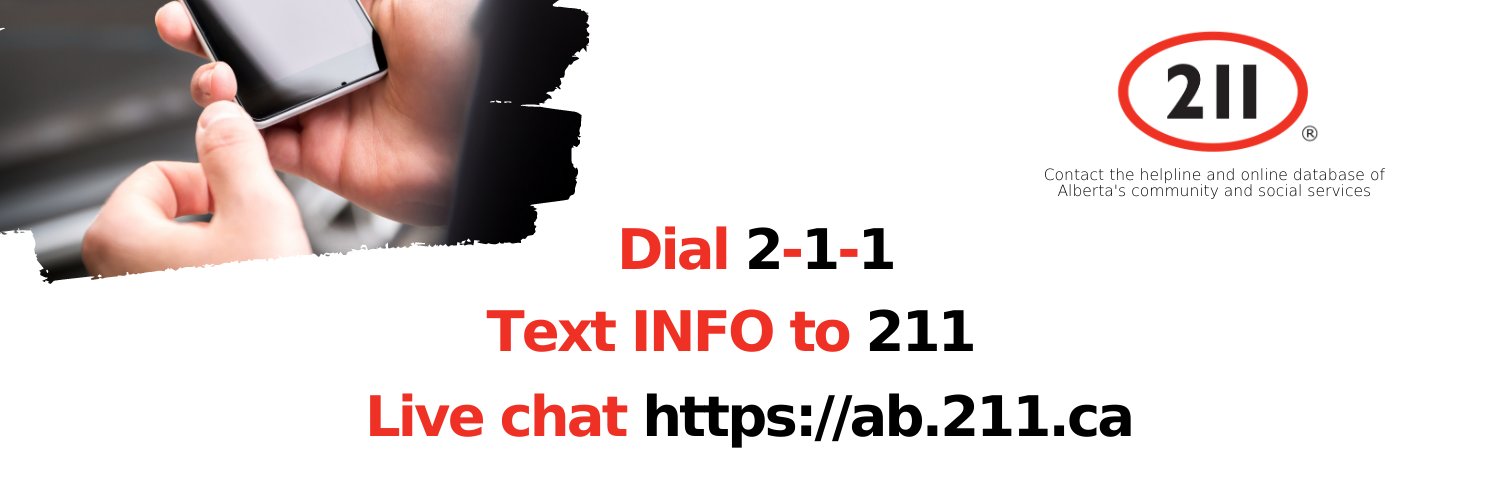 211 Calgary and Area banner