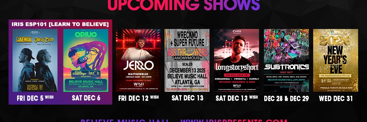 IRIS Presents, Inc banner