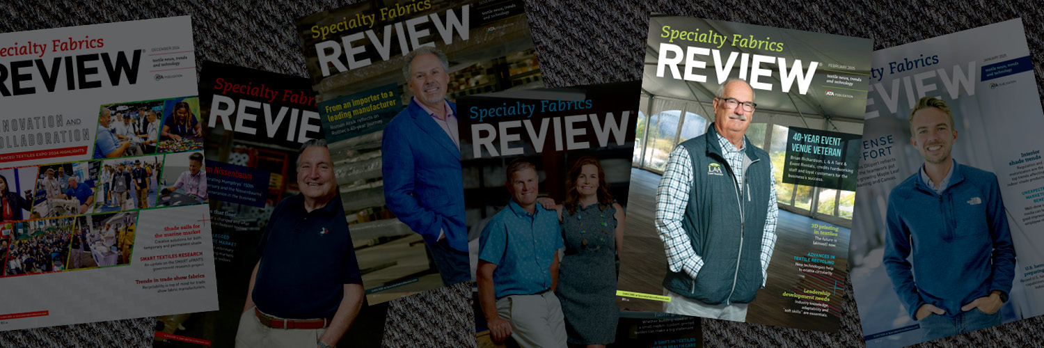 Specialty Fabrics Review banner