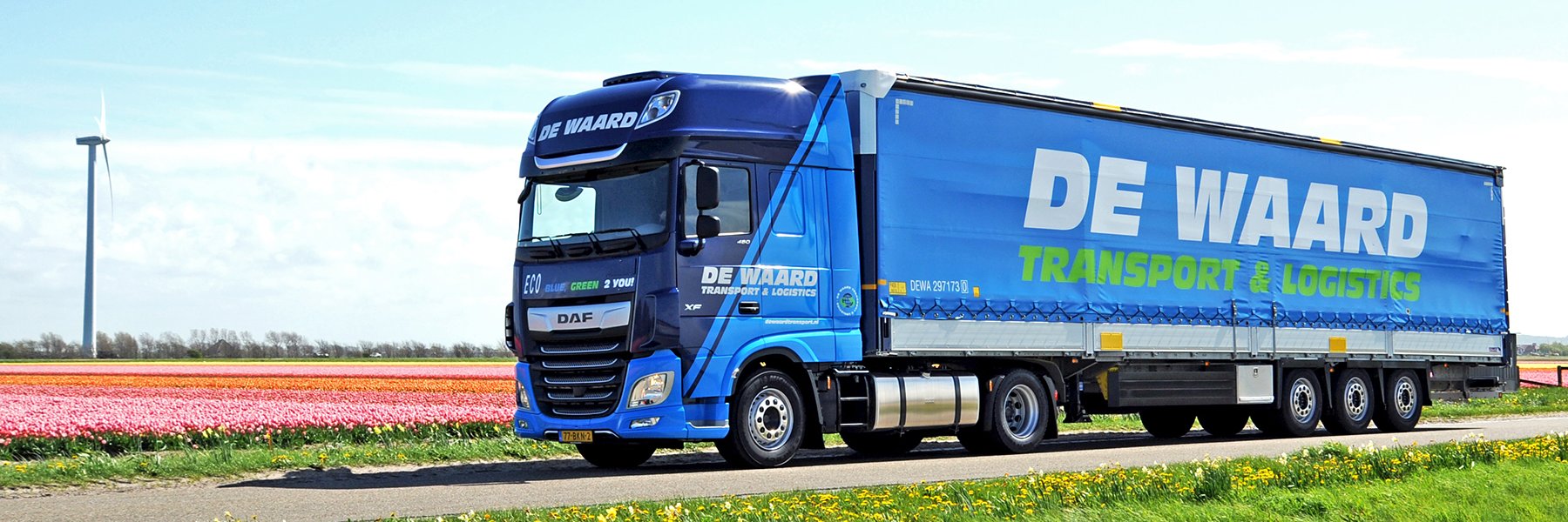 De Waard Transport banner