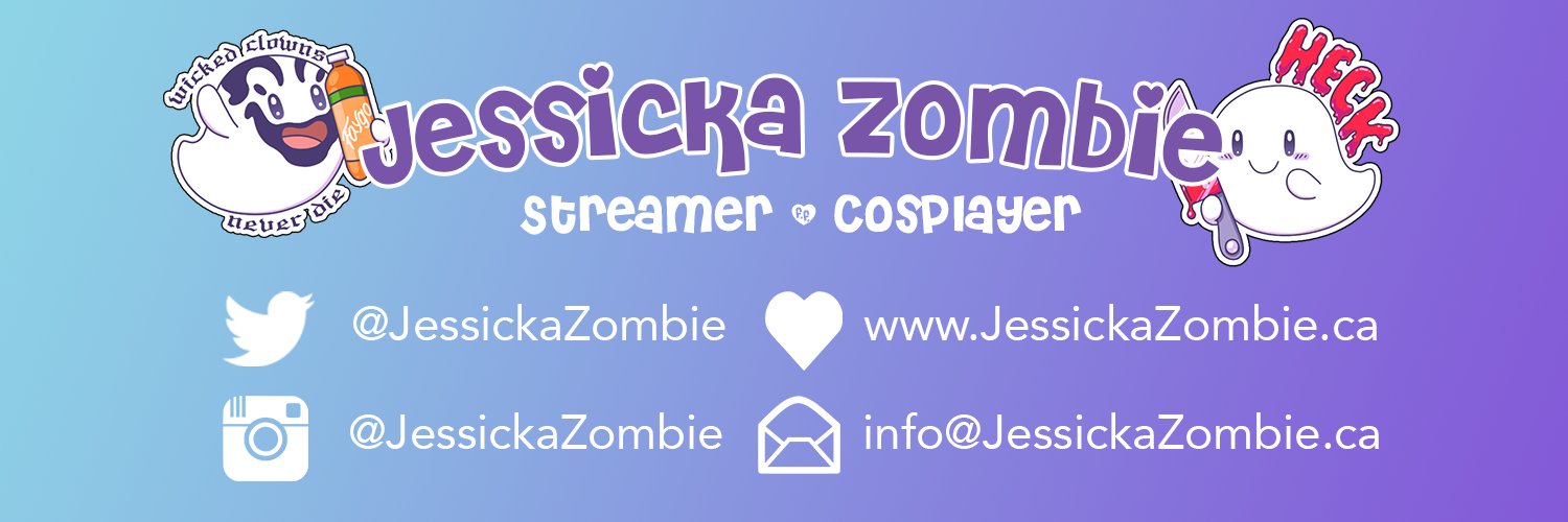 Jessicka 🧟‍♀️@TWITCH banner