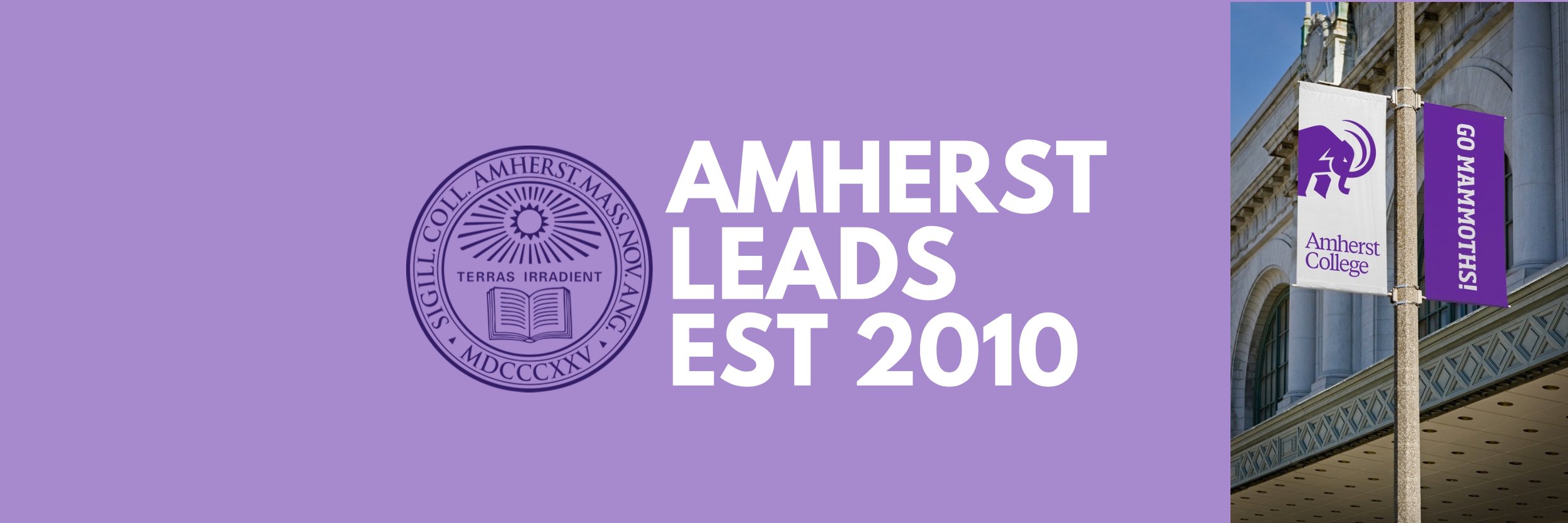 Amherst LEADS banner