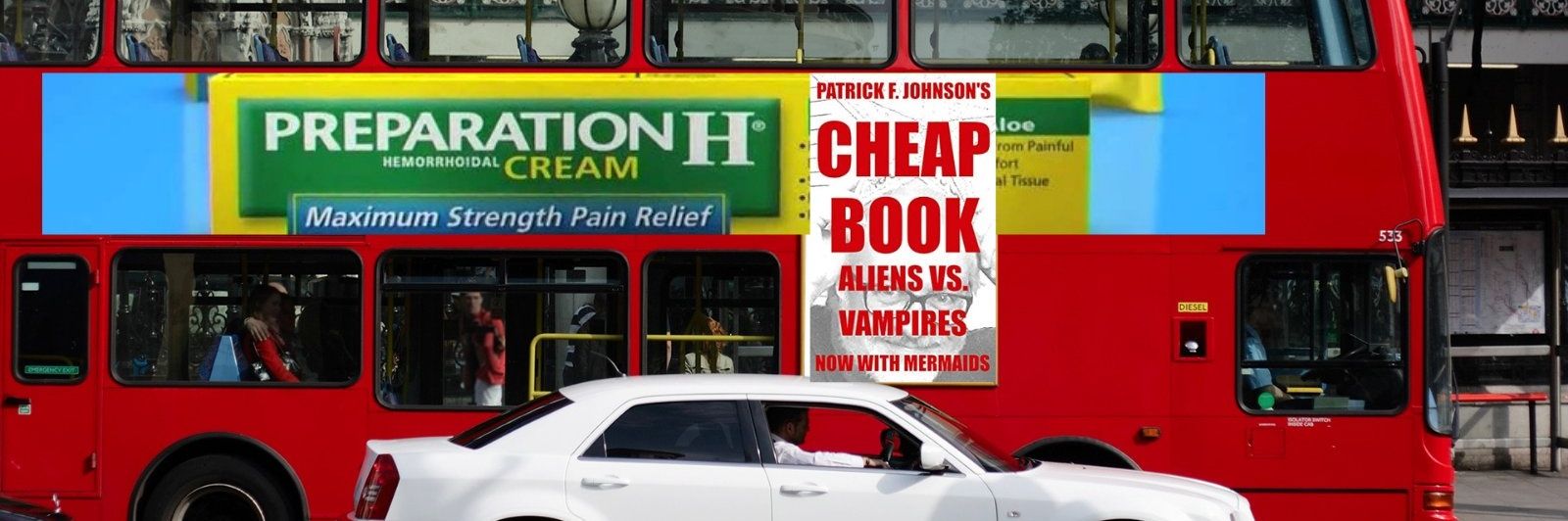 Science Fiction Author Patrick F. Johnson banner