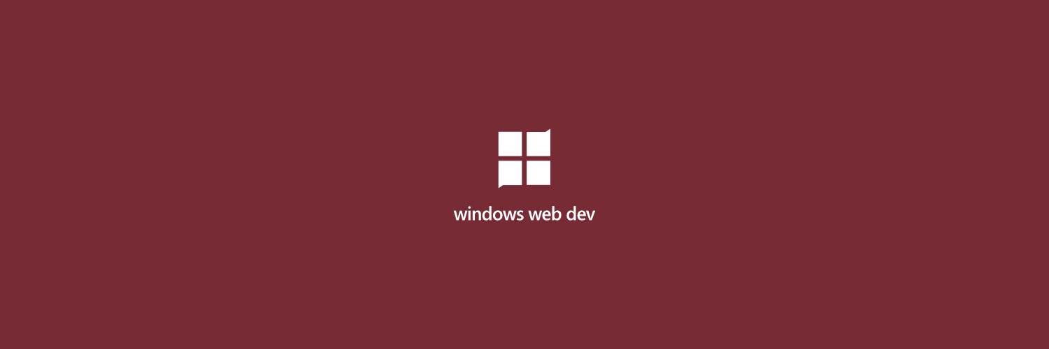 windowswebdev's profile banner image