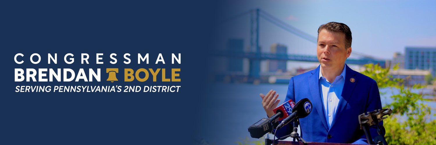 Rep. Brendan Boyle's banner