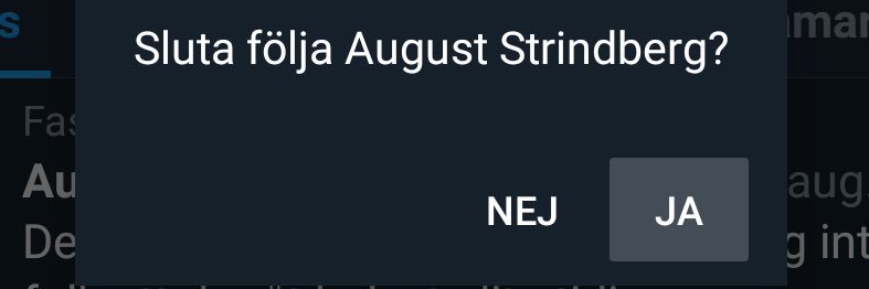 August Strindberg banner