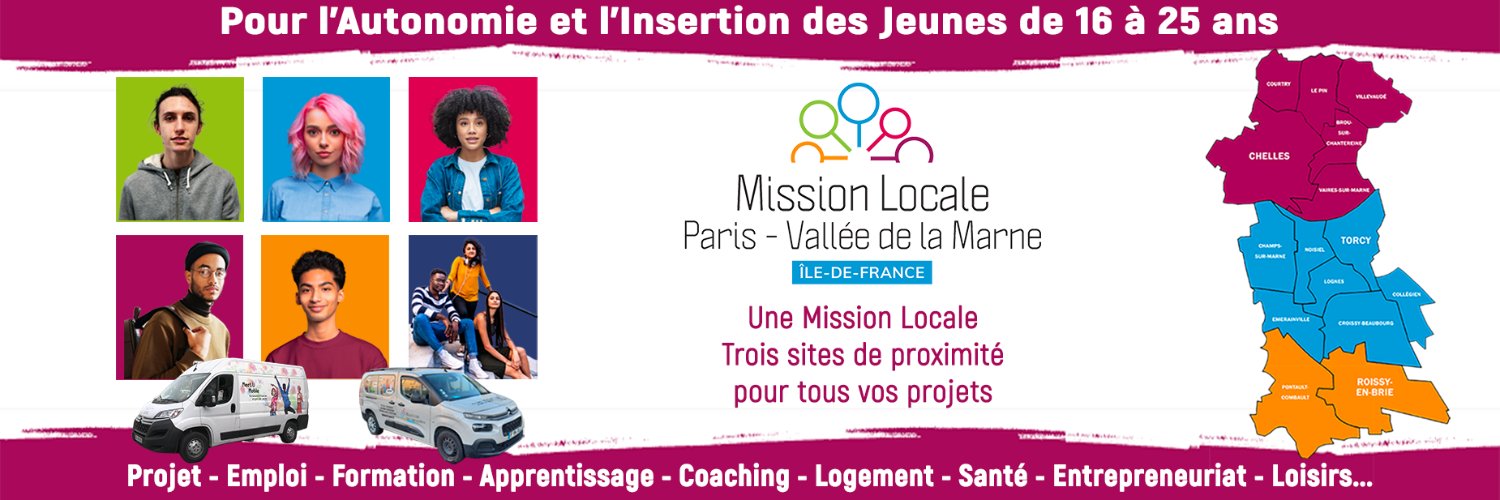 Mission Locale Paris - Vallée de la Marne banner