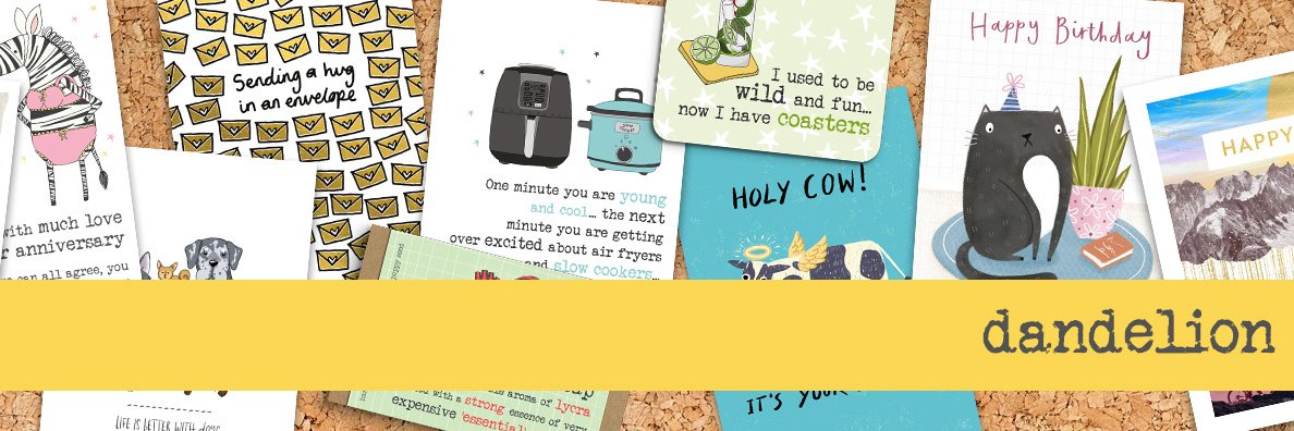 Dandelion Stationery banner