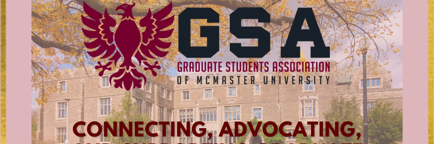 McMaster GSA banner