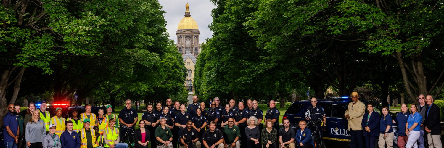 University of Notre Dame Police banner