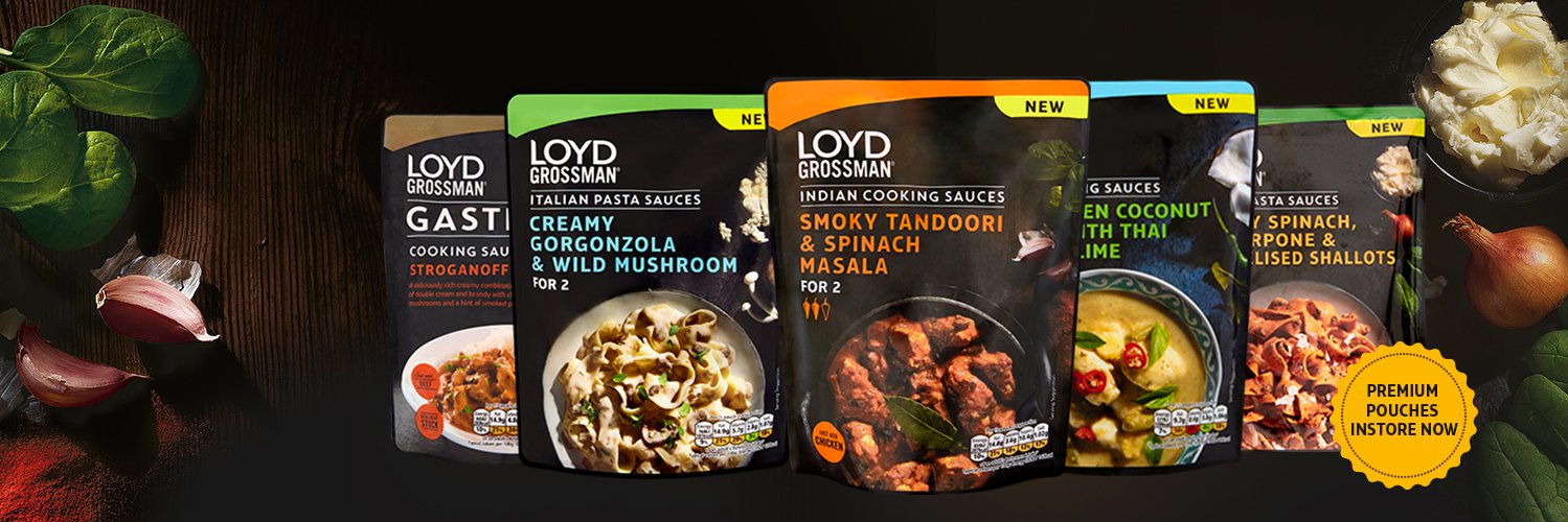 Loyd Grossman Food banner