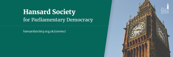 Hansard Society Profile Banner