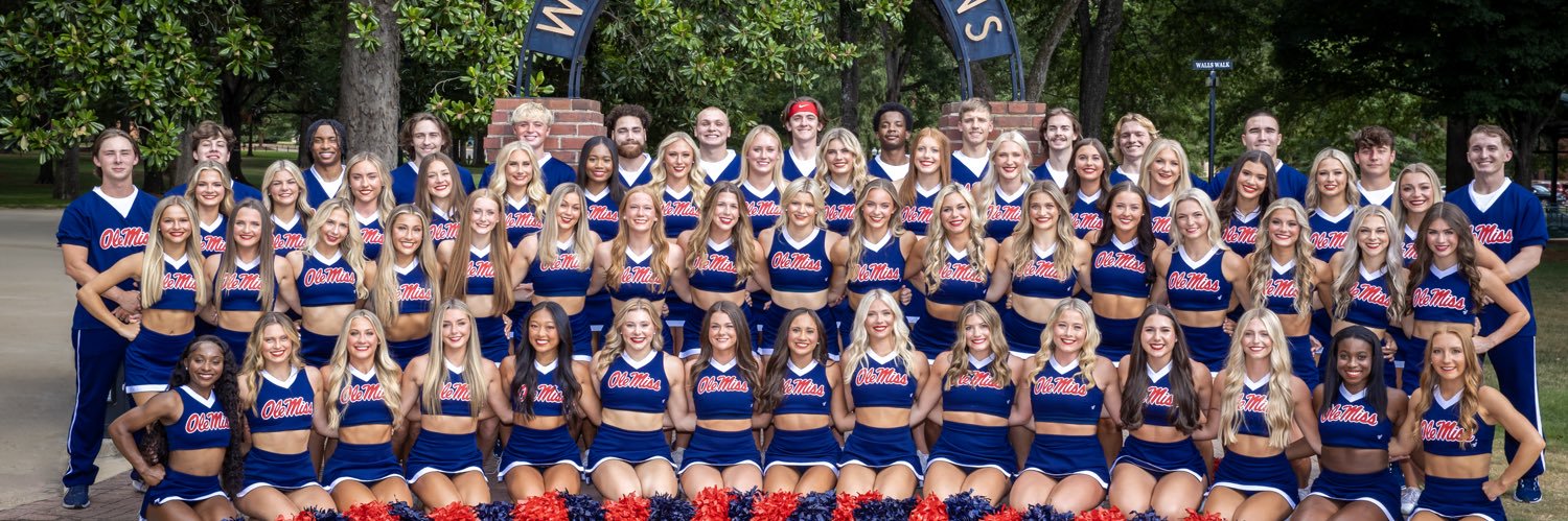 Ole Miss Cheer banner