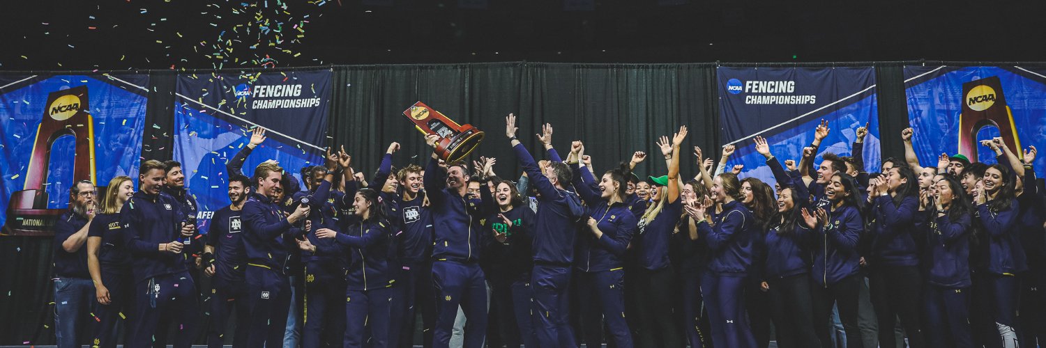 Notre Dame Fencing banner