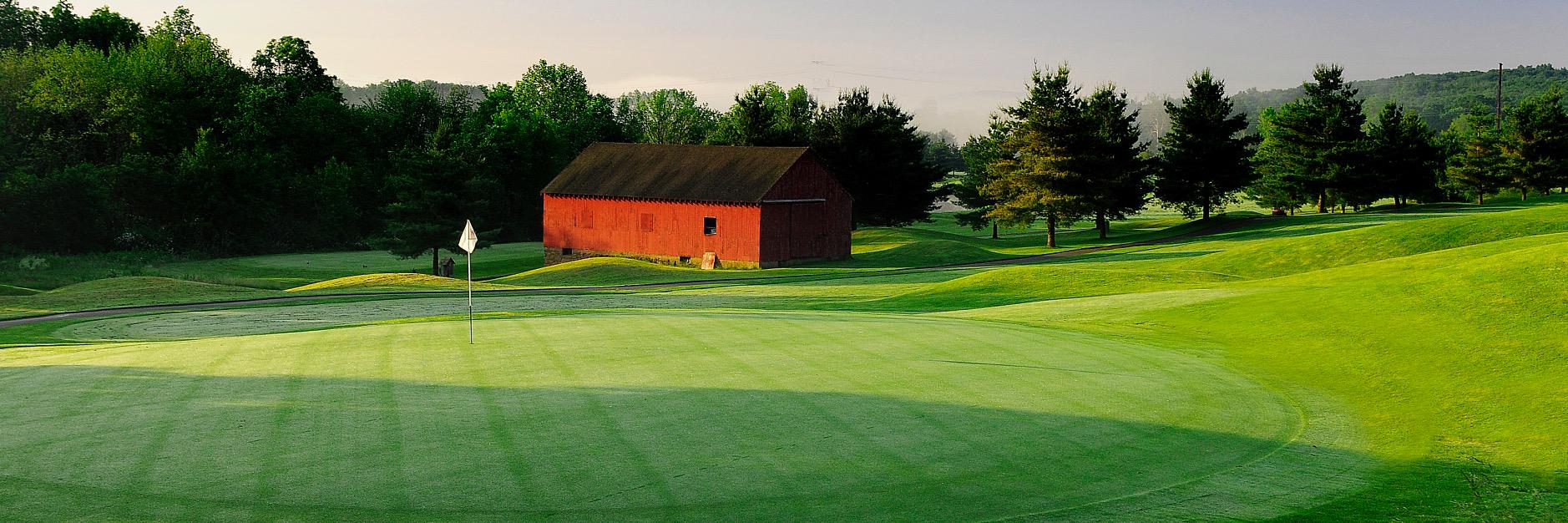 Lyman Orchards Golf banner