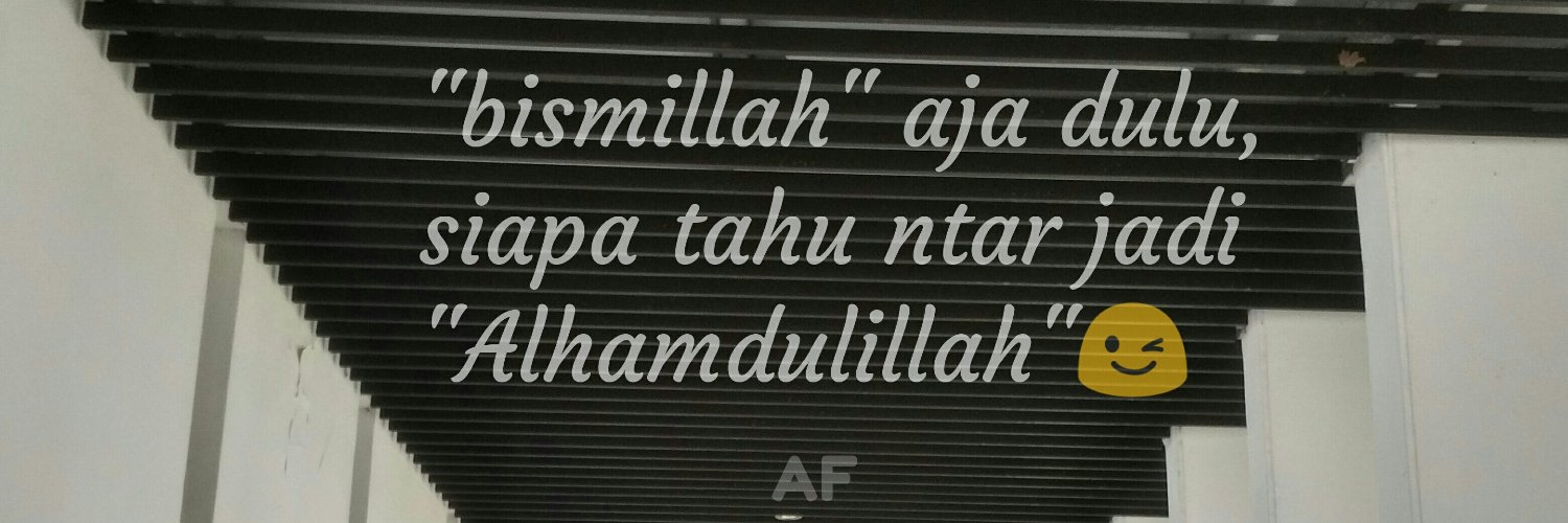 afadhilah96's profile banner image