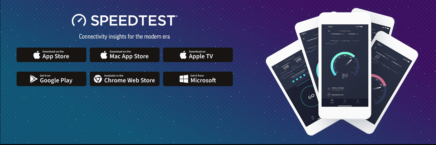 Speedtest by Ookla banner