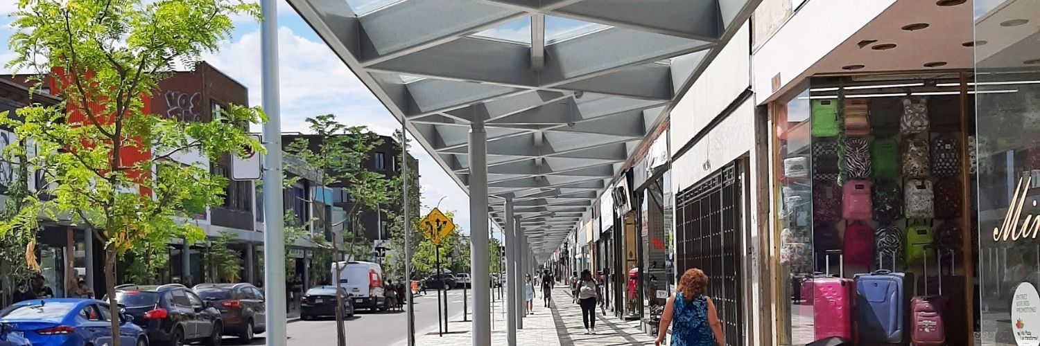 Plaza St-Hubert banner