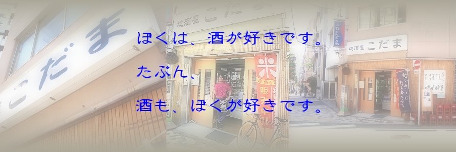 takeya-kodama（地酒屋こだま） banner