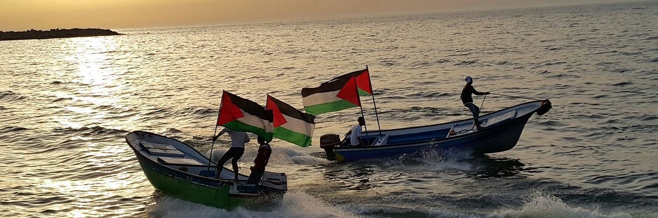 Mosab Abu Toha's banner