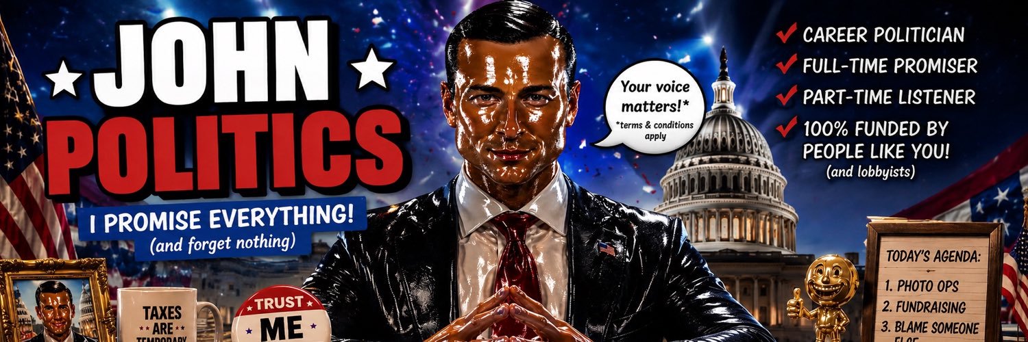 JohnPoliticsUS's profile banner image