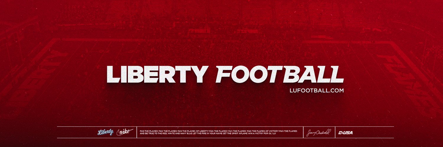 Liberty Football's banner