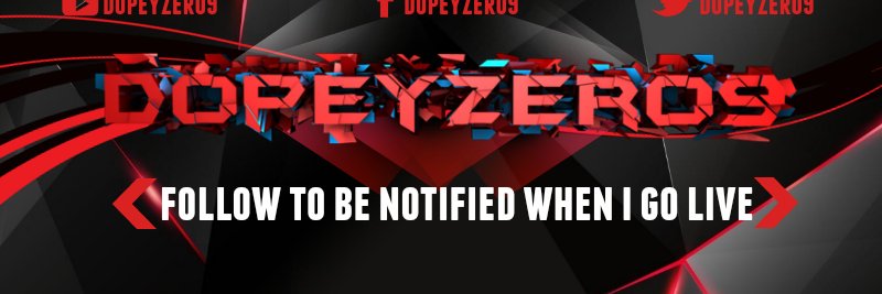 DopeyZero9's profile banner image