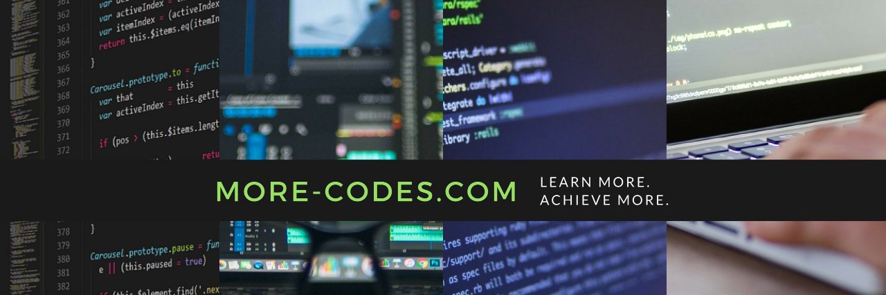 MoreCodes's profile banner image