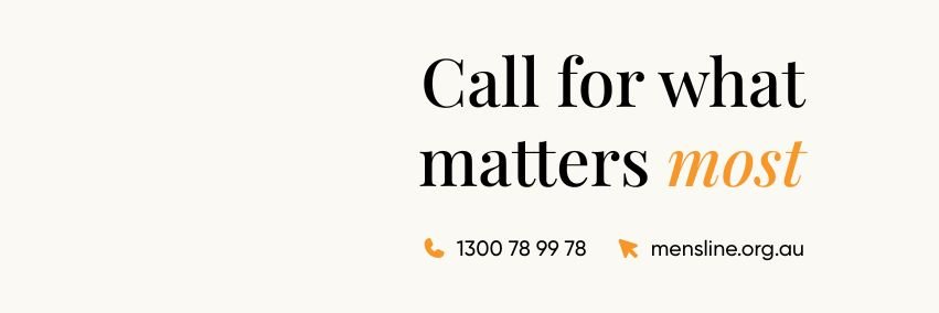 MensLine Australia banner