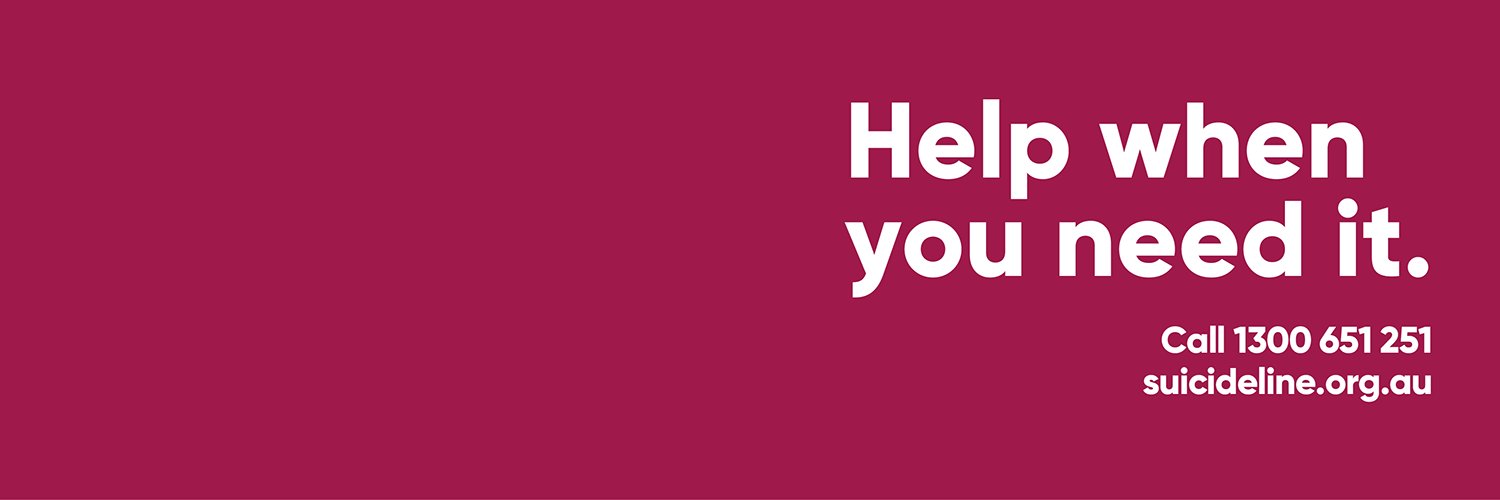SuicideLine Victoria banner