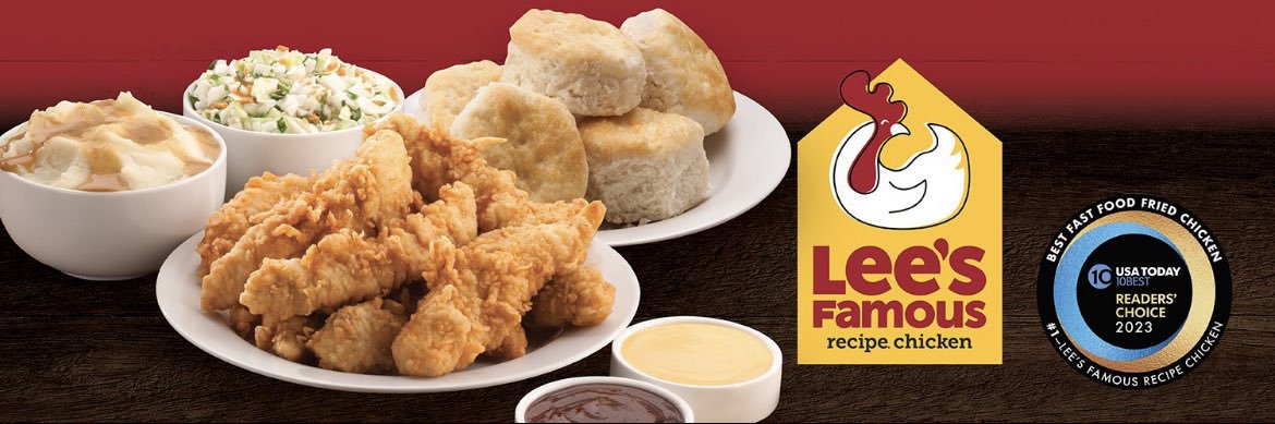 Lee’s Famous Recipe Chicken - Miami Valley's banner