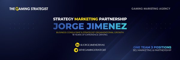 Jorge | The Gaming Strategist Profile Banner