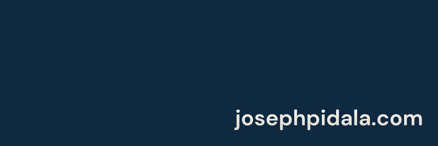 Joseph Pidala banner