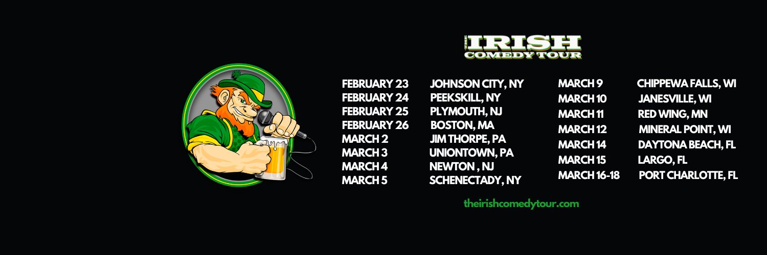 Irish Comedy Tour banner