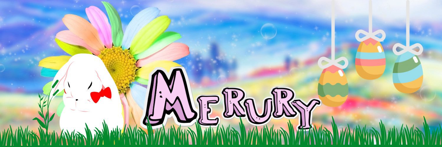 2026年は静観年に｝🐰めるりー。🫧 banner