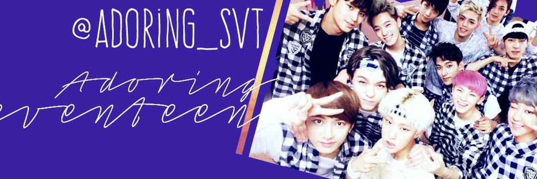 ADORING SEVENTEEN~♡ banner