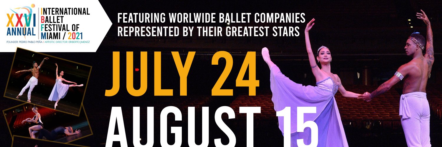 Miami Hispanic Ballet / Int Ballet Fest of Miami banner