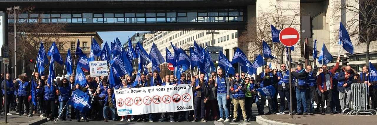 Solidaires DOUANES banner