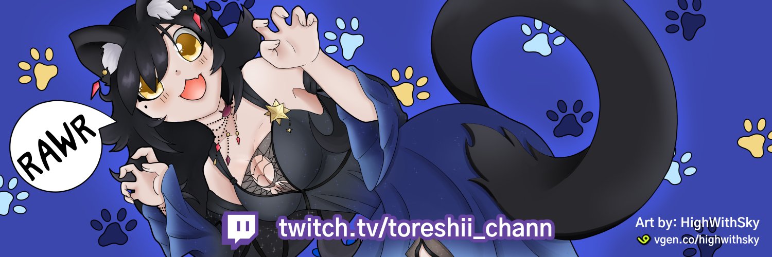 Toreshii ✨🖤 Witchy Catgirl banner