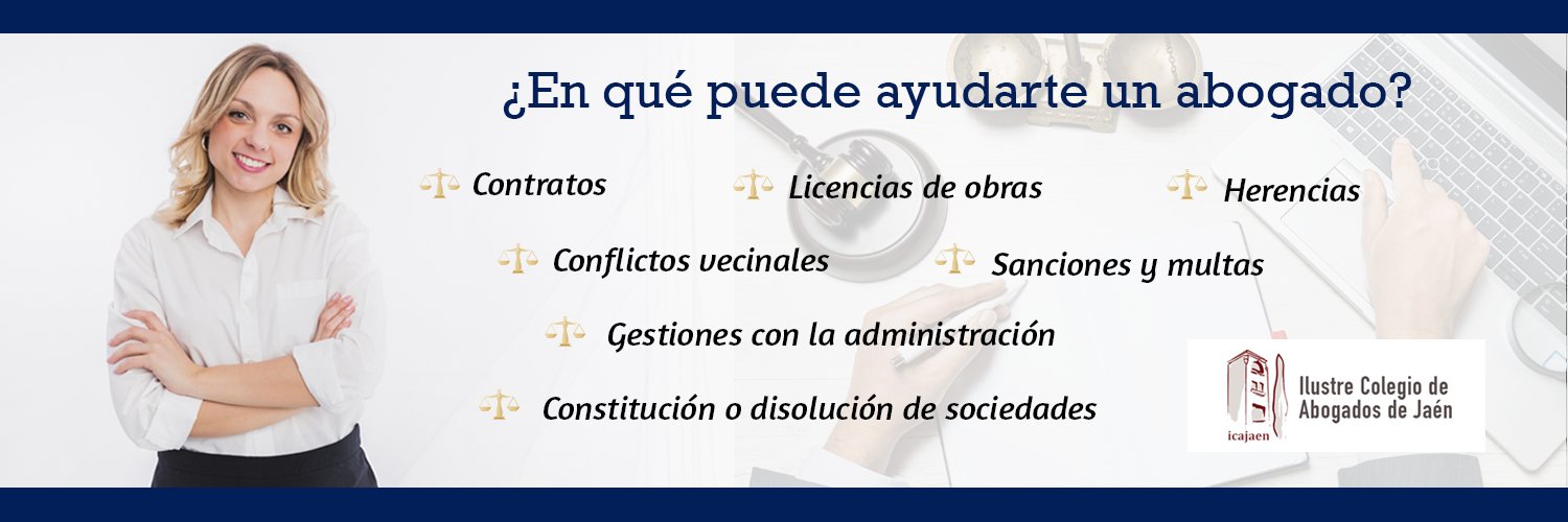 Cole. Abogados Jaén banner