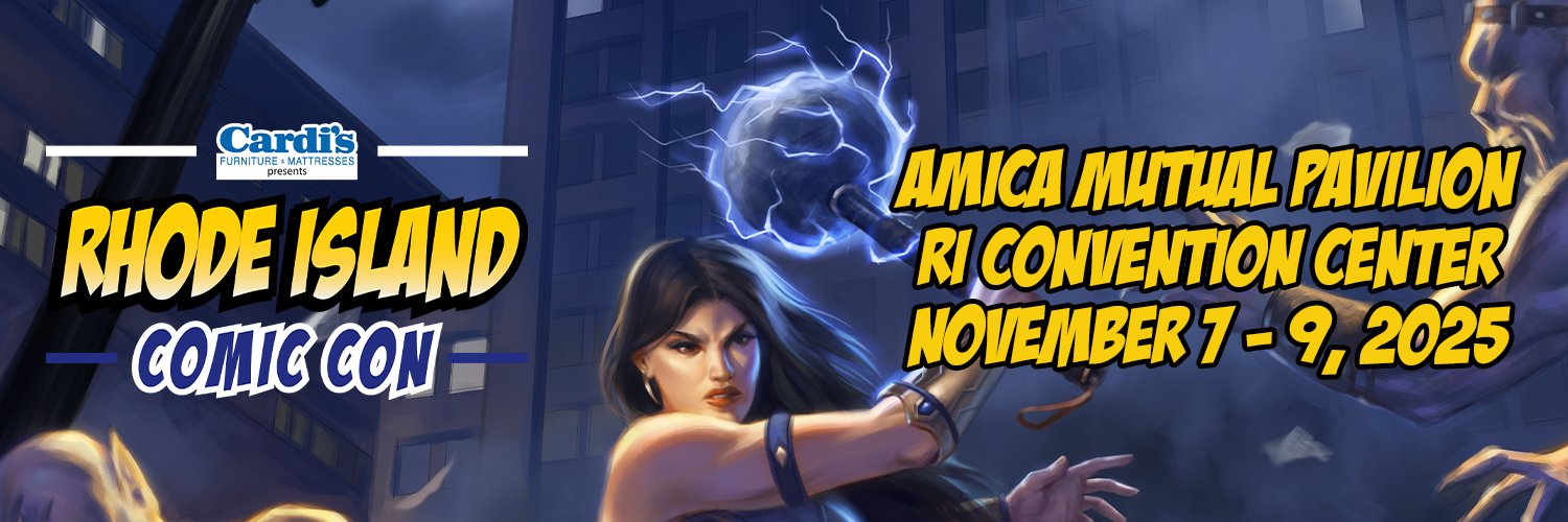 Rhode Island Comic Con's banner