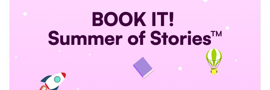 The BOOK IT! Program banner