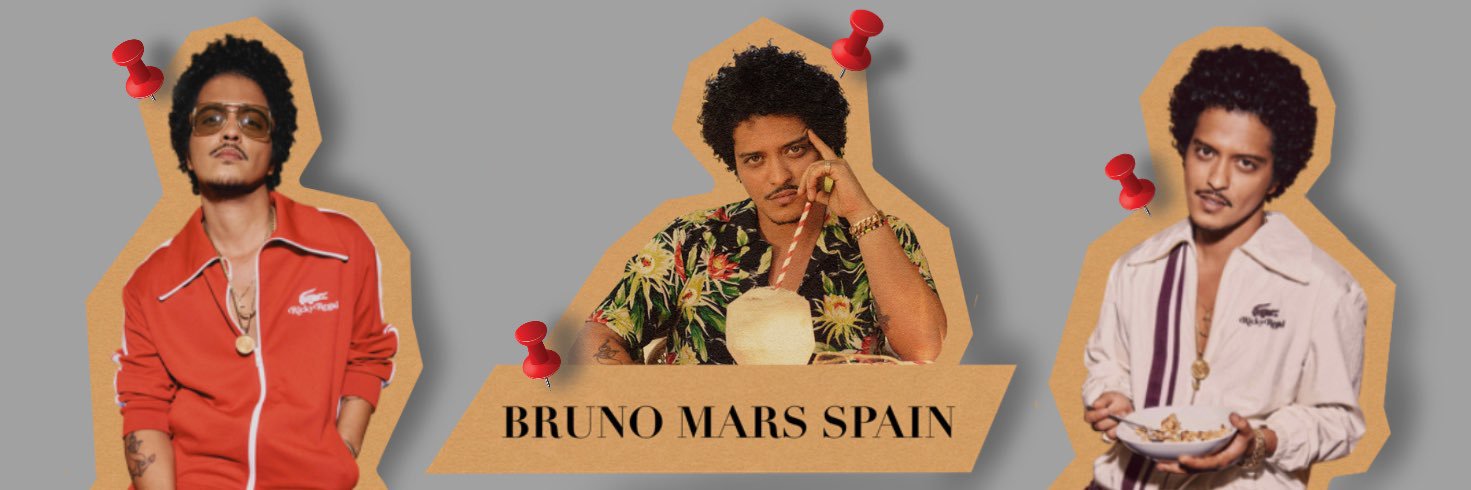 Bruno Mars Spain banner