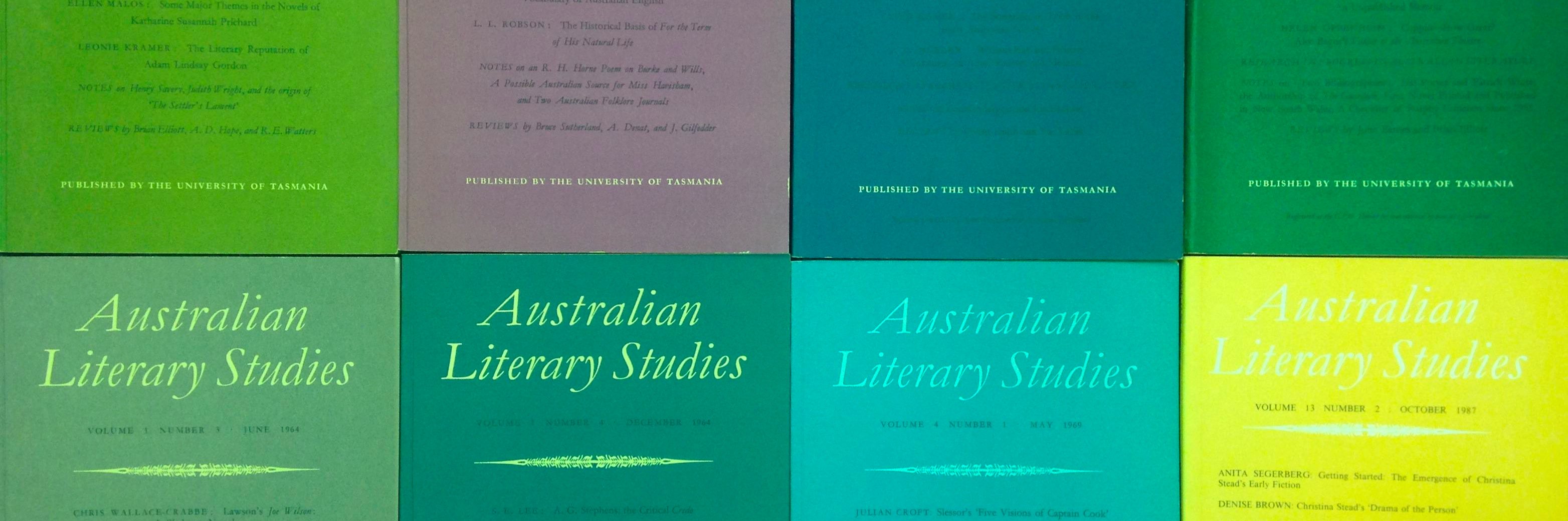 Australian Literary Studies banner