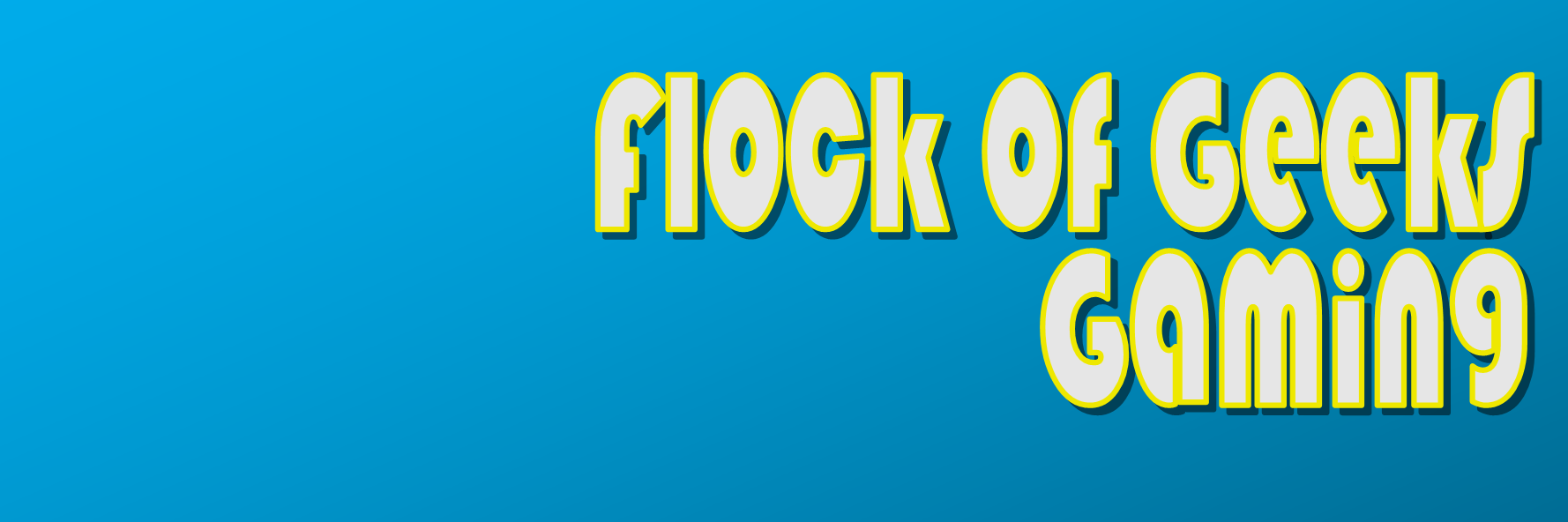 FlockOfGeeksGaming banner