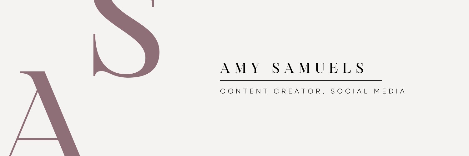 Amy Samuels banner