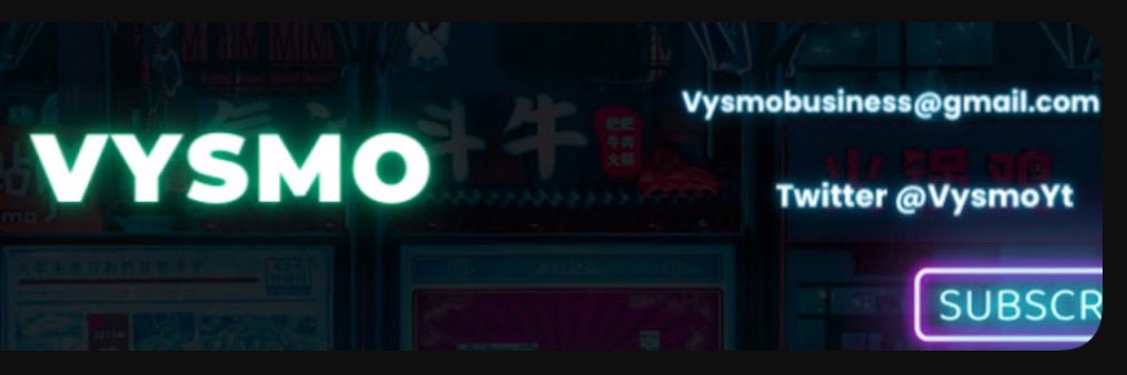 VysmoYt's profile banner image