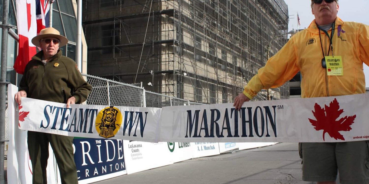 Steamtown Marathon banner