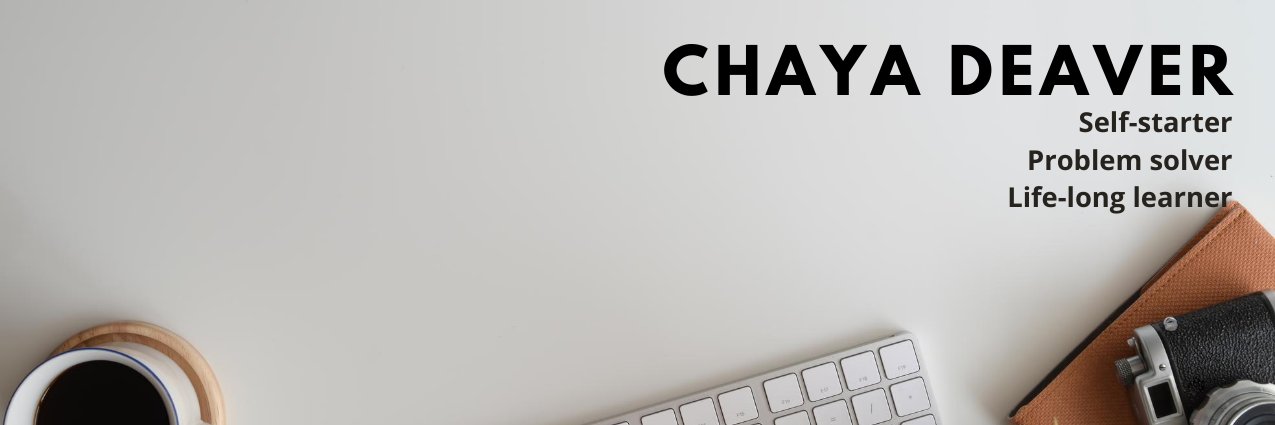 chayadeaver's profile banner image