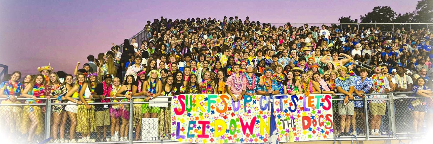 THE Student Section banner